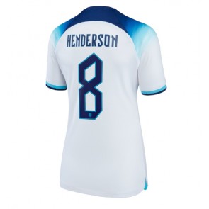 England Jordan Henderson #8 Hemmatröja Kvinnor VM 2022 Kortärmad